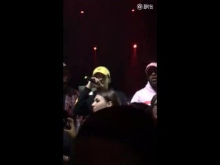 [fancam] 171015 kris wu x travis scott "deserve" release party in los angeles @ wu yi fan
