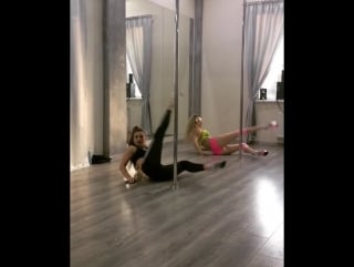 Pole dance с екатериной королёвой в gravity