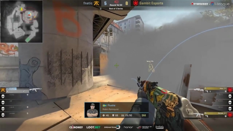 Flusha porn video – Flusha 1v2 clutch