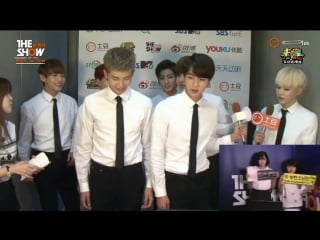 150630 the show warm up time 방탄소년단(bts)