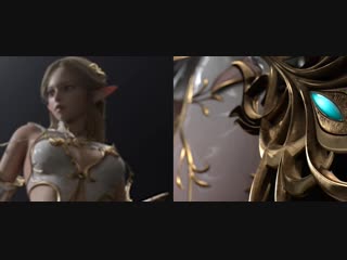 Lineage 2m (kr) elf and dark elf trailer