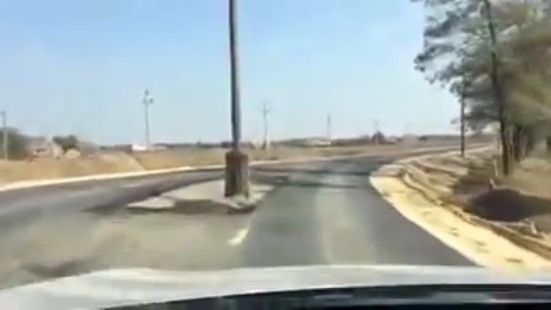 Объездную дорогу вокруг тамани строили шизофреники или наркоманы