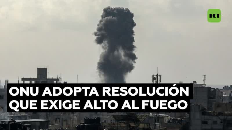 La asamblea general de la onu aprueba una resolución sobre gaza que exige un alto el fuego y la liberación de rehenes
