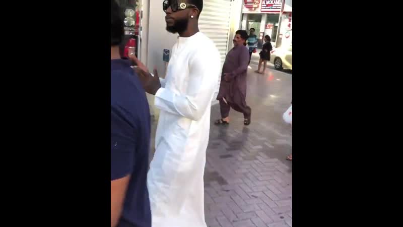 Gucci mane слился с толпой в дубае