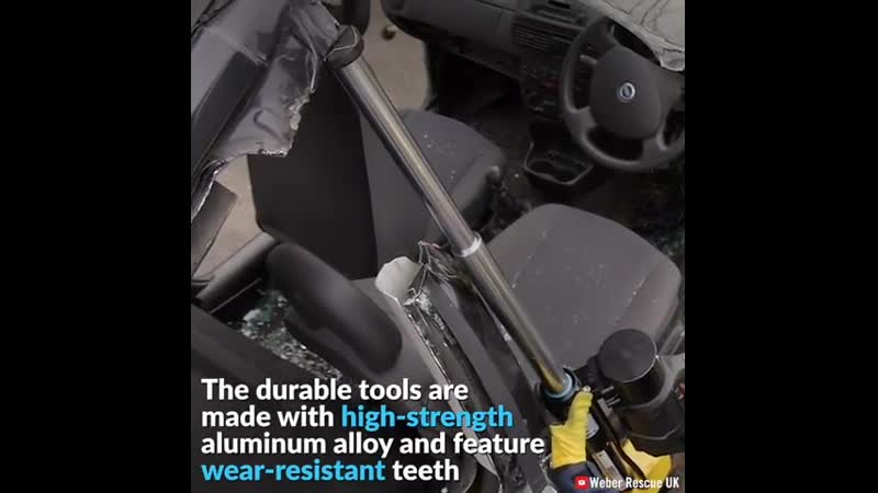 These fast acting hydraulic tools help in rescue