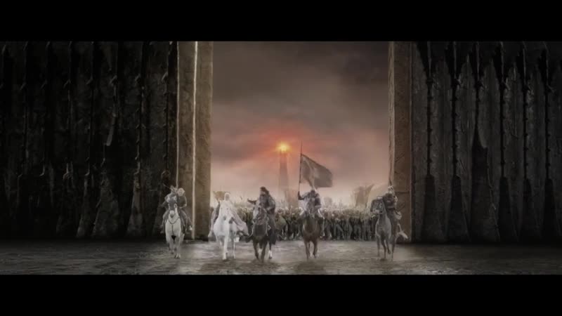 Арагорн мотивирует свое войско перед финальной битвой властелин колец возвращение короля