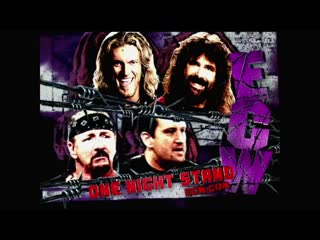 |wm| эдж, мик фоули и лита против томми дримера и терри фанка ecw one night stand 2006