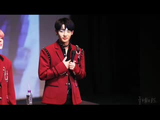 Fancam | 081119 | chan ( so sick) @ fansign in seongam art hall