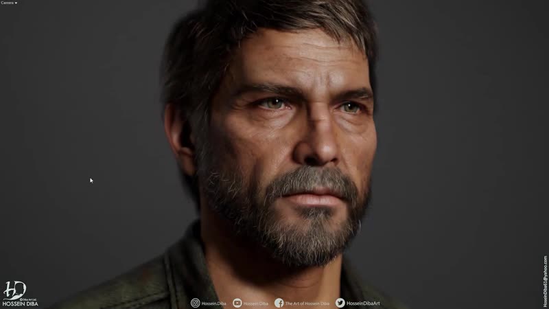 The last of us joel remake 3d model of joel from tlou (real time) next gen graphics