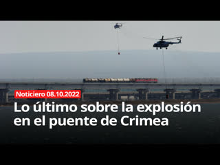 Lo último sobre la explosión en el puente de crimea