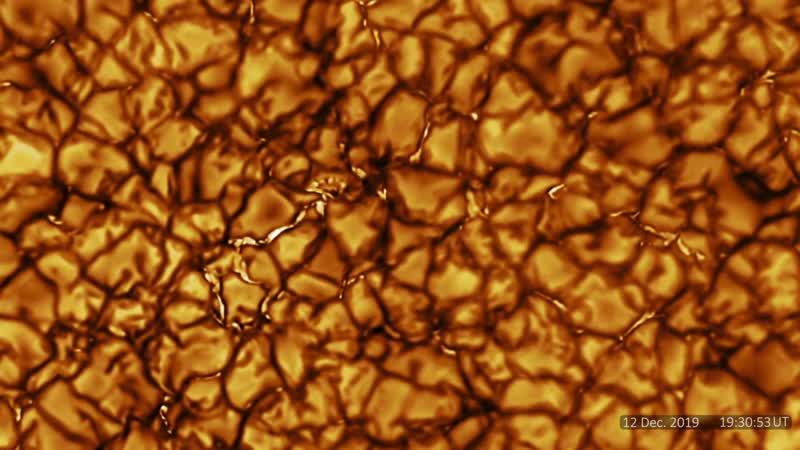 Nsf inouye solar telescope first light image animated (small field of view)