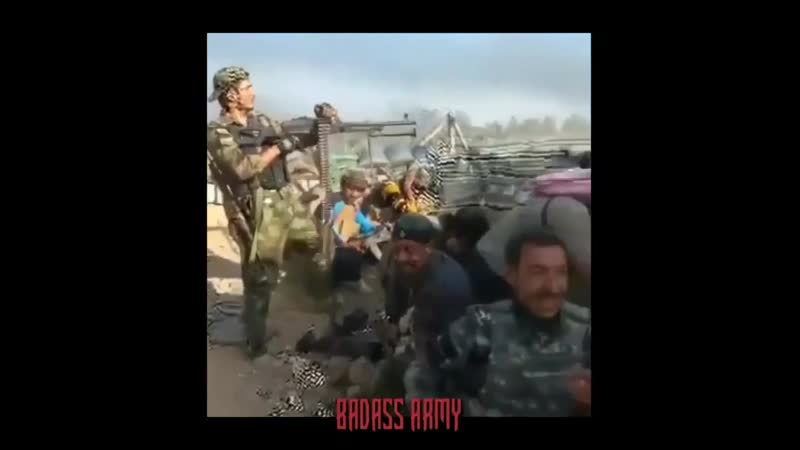 Работа снайпера против пулемётчика