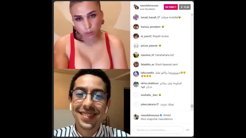 لايف صوفيا طالوني مع فيصل عزيزي تحكي على معاناتها في الماضي +18 faisal azizi sophia taloni