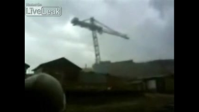 Падение баш крана