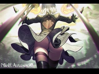 Сушим попец в nier automata