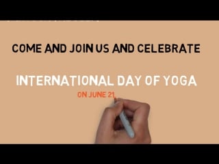 International yoga day celebration at nada yoga school in rishikesh, india