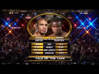 Miguel angel cotto vs joshua clottey