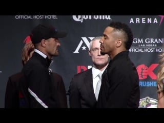 Sergey kovalev andre ward face off