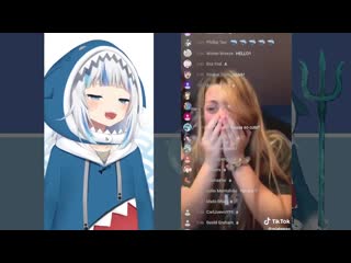 [haiku fortress] chat reacts to gawr gura's first words (hololiveen)