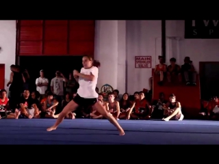 Mackensi emory throwback to my open form from loopkicks camp 2012