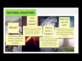 Natural disasters