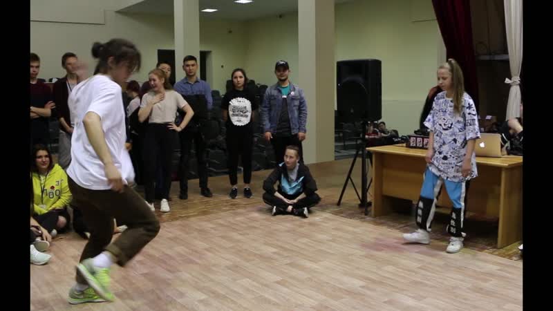 Groove battle 2019 | all styles begginers 1/2 | валеев vs одуванчик