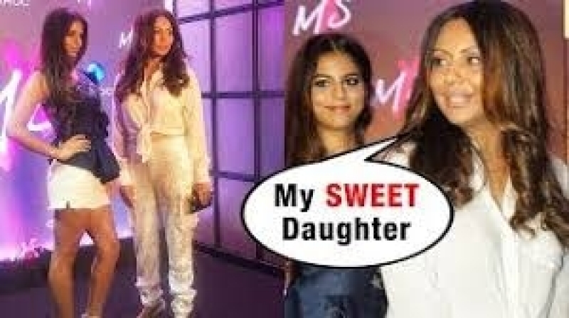 Shahrukh khans gorgeous daughter suhana with mom gauri at shweta bachchan mxs l
