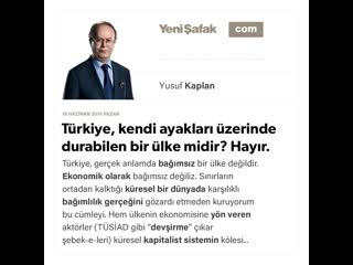 Yusuf kaplan türk rus ilişkilerindeki “karanlık bölgeler”e (=“tuzaklar”a) dikkat!