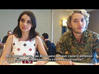 Reign adelaide kane toby regbo interview sdcc (rus sub)