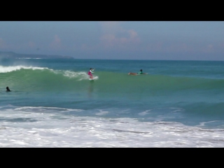 Mila surfing at kuta 2016