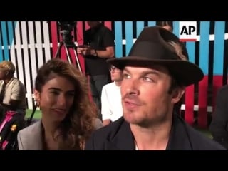 Ian somerhalder and nikki reed sit front row and talk parenthood at escada’s first new york fashion