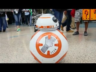 Шикарный косплей девочки на робота дрона бб 8 из "звёздных войн" / cutest star wars bb 8 transforming cosplay