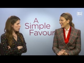 Blake lively, anna kendrick director paul feig interview a simple flavour