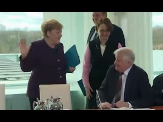 German minister refused to shake merkel's hand because of coronavirus