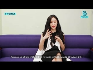 [interview] v live hyomin exclusive interview of v today