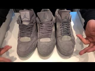 Jordan 4 kaws fake vs real