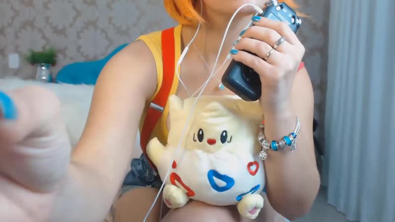 Asmr cosplay misty sons para dormir, sons de boca, bolhas de agua binaural