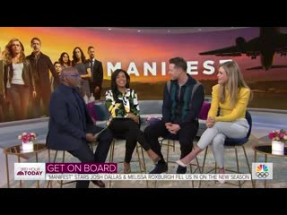 ‘manifest’ stars josh dallas and melissa roxburgh talk season 2 @todayshow