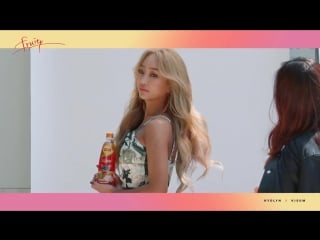 [video] 170630 hyolyn x kisum "fruity" [making film behind the scanes of photoshoot]