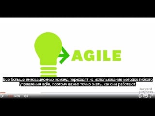 A quick introduction to agile management hbr video