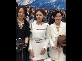 190305 jennie @ chanel in the snow (pfw)