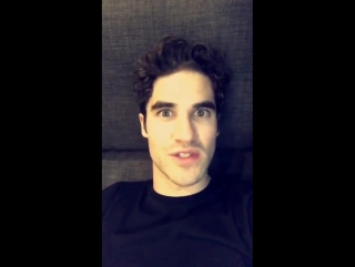 Darren criss on broadwaycon snapchat 3