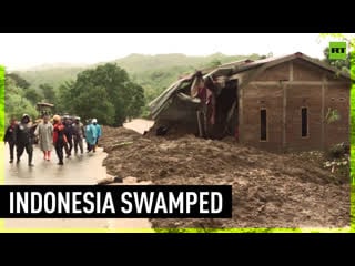 Heavy rains and floods trigger evacuations in indonesia