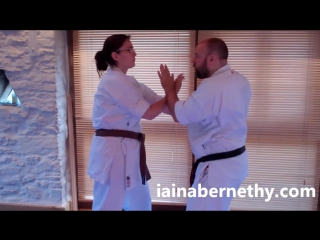 Practical kata bunkai tensho kata as a basic two person sticking hands (muchimi) drill