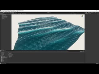 How to create an ocean shader with shader graph in unity