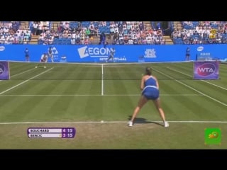 Eugenie bouchard vs belinda bencic highlights eastbourne 2015 4k