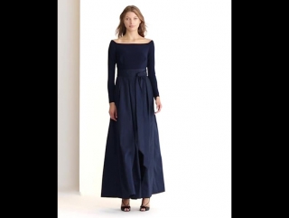 Taffeta skirt ballgown maxi dresses ralphlaurencom 1