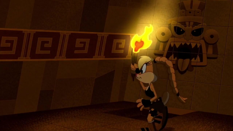 Лола крофт в мульт сериале «шоу луни тюнз» [720p]