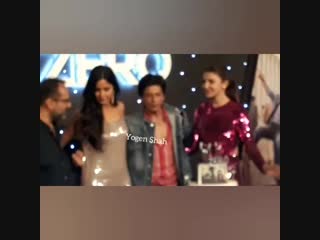 Shah rukh khan anushka sharma katrina kaif at zero trailer launch in imax wadala