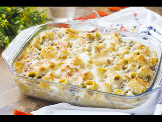 Pasta al forno con ragù bianco